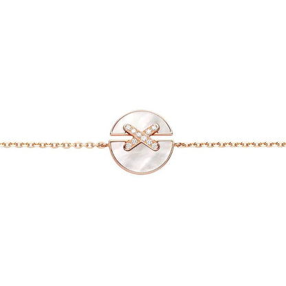 [⭐Maelin]JEUX DE BRACELET MOP PINK GOLD DIAMONDS