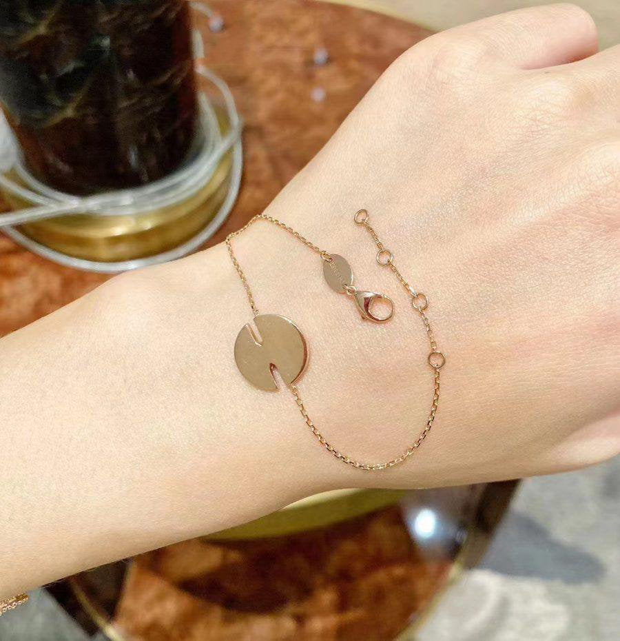 [⭐Maelin]JEUX DE BRACELET MOP PINK GOLD DIAMONDS