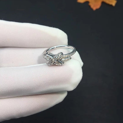 [⭐Maelin]JEUX DE SILVER DIAMOND RING