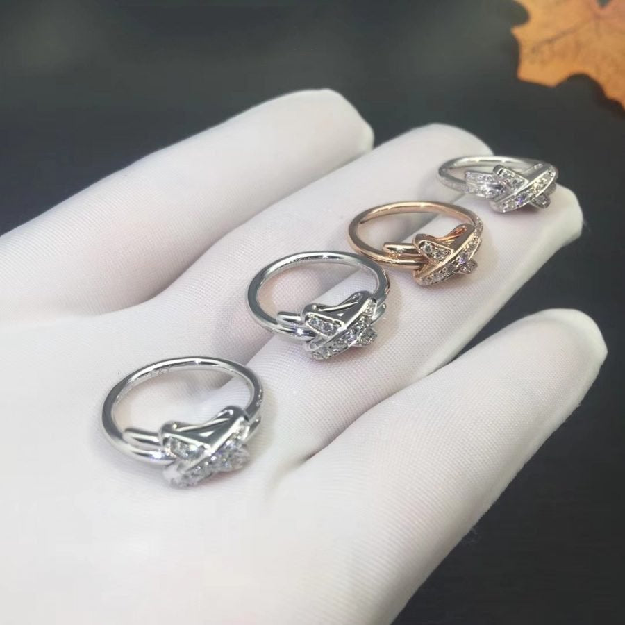 [⭐Maelin]JEUX DE SILVER DIAMOND RING