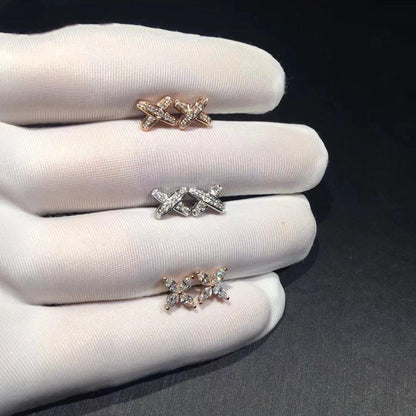 [⭐Maelin]JEUX DE DIAMOND EARRINGS