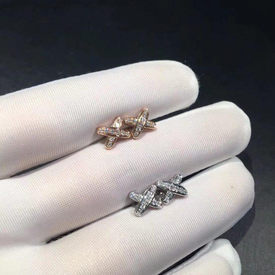 [⭐Maelin]JEUX DE DIAMOND EARRINGS