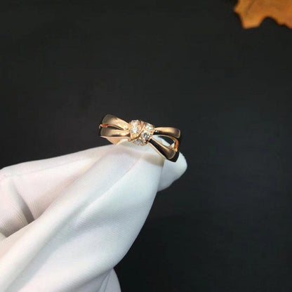 [⭐Maelin]LIENS RING PINK GOLD DIAMOND