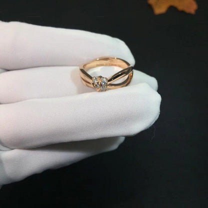[⭐Maelin]LIENS RING PINK GOLD DIAMOND
