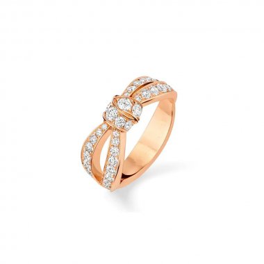 [⭐Maelin]LIENS PINK GOLD DIAMOND RING
