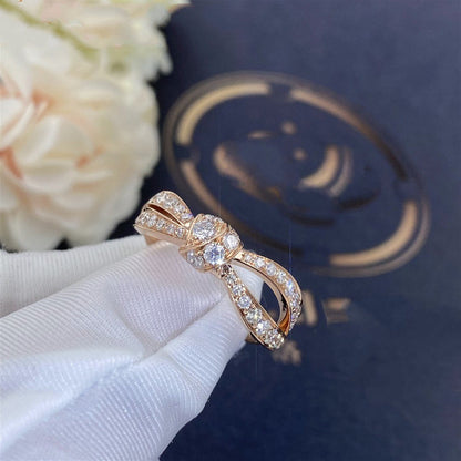 [⭐Maelin]LIENS PINK GOLD DIAMOND RING