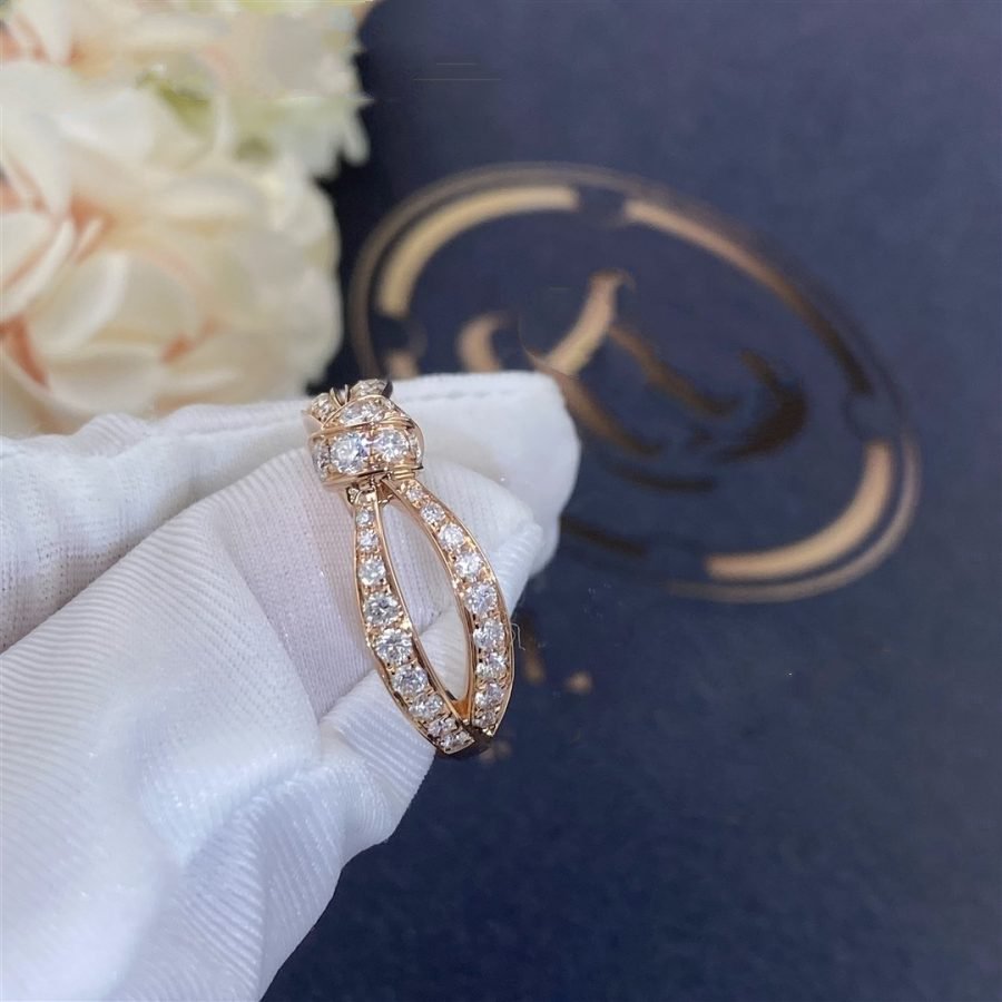 [⭐Maelin]LIENS PINK GOLD DIAMOND RING