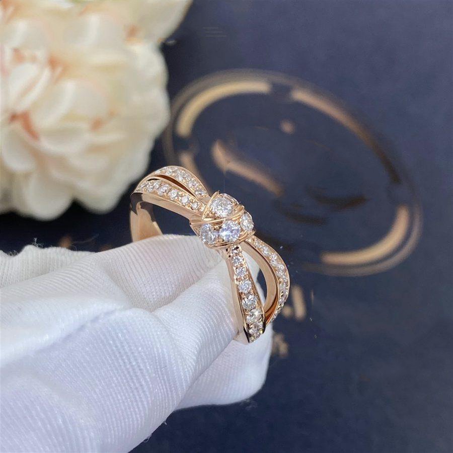 [⭐Maelin]LIENS PINK GOLD DIAMOND RING