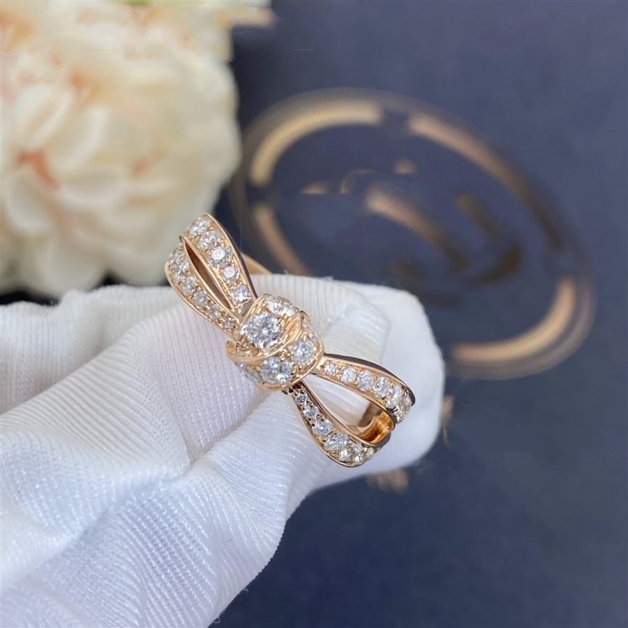 [⭐Maelin]LIENS PINK GOLD DIAMOND RING