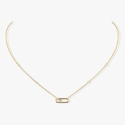 [⭐Maelin]MOVE UNO DIAMOND NECKLACE