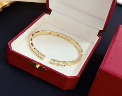 [⭐Maelin jewelrys]LOVE DIAMOND OPEN  BRACELET