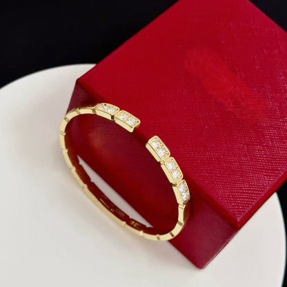[⭐Maelin jewelrys]LOVE DIAMOND OPEN  BRACELET