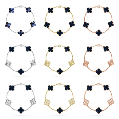 [⭐Maelin]CLOVER 5 MOTIF PIETERSITE BRACELET COLLECTION