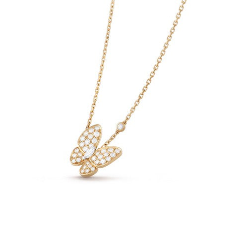 [⭐Maelin]BUTTERFLY DIAMOND NECKLACE