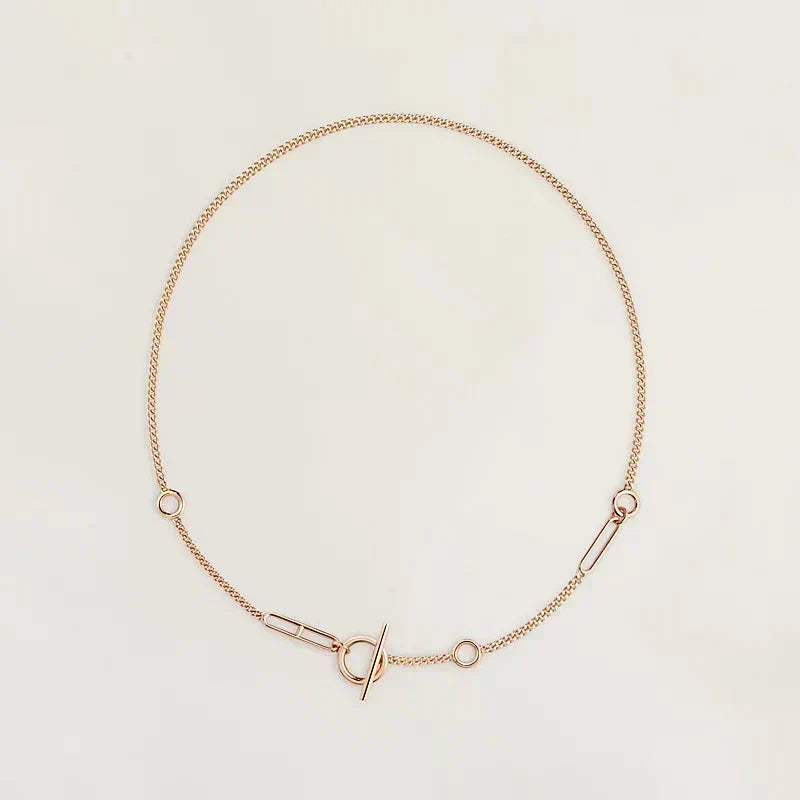 [⭐Maelin]HM STERLING CHAINE D'ANCRE HEART