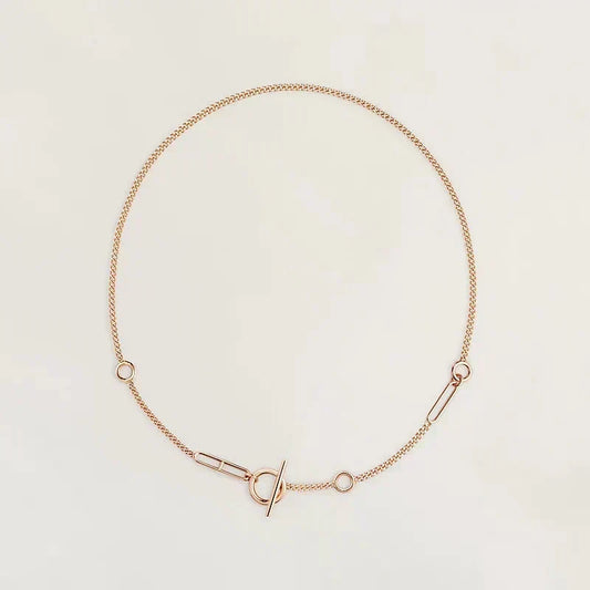 [⭐Maelin]HM STERLING CHAINE D'ANCRE HEART