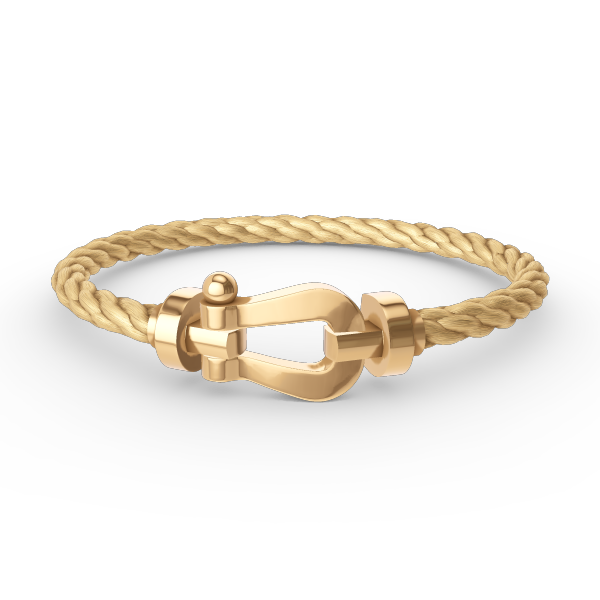 [⭐Maelin]FORCE LARGE HORSESHOE NO DIAMOND BRACELET GOLD