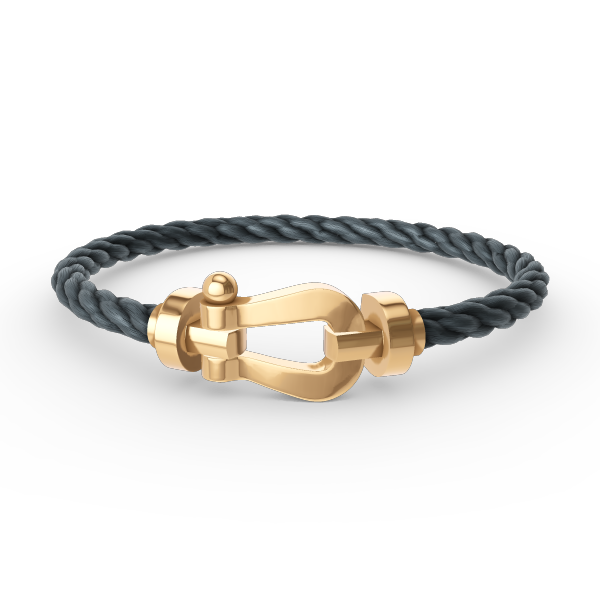 [⭐Maelin]FORCE LARGE HORSESHOE NO DIAMOND BRACELET GOLD