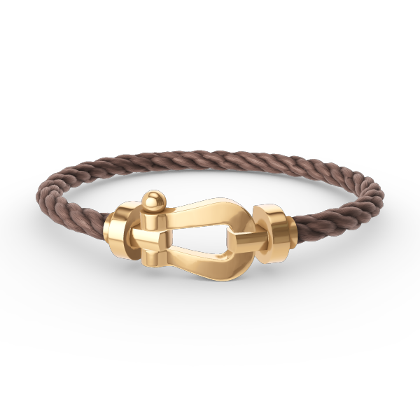 [⭐Maelin]FORCE LARGE HORSESHOE NO DIAMOND BRACELET GOLD