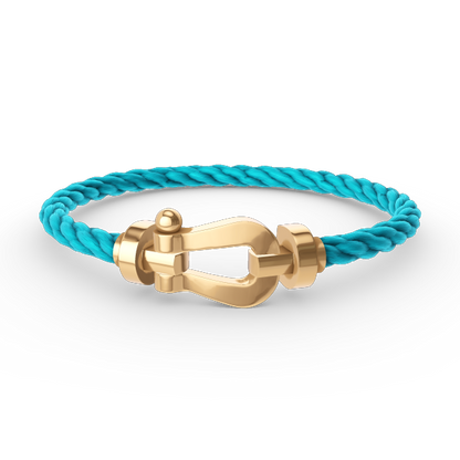 [⭐Maelin]FORCE LARGE HORSESHOE NO DIAMOND BRACELET GOLD