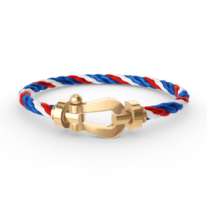 [⭐Maelin]FORCE LARGE HORSESHOE NO DIAMOND BRACELET GOLD