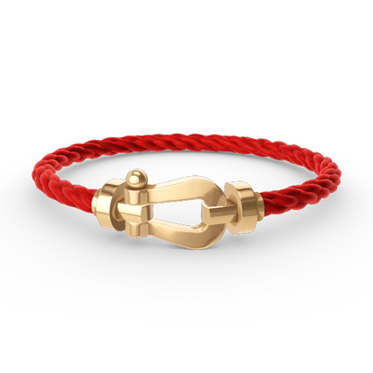 [⭐Maelin]FORCE LARGE HORSESHOE NO DIAMOND BRACELET GOLD