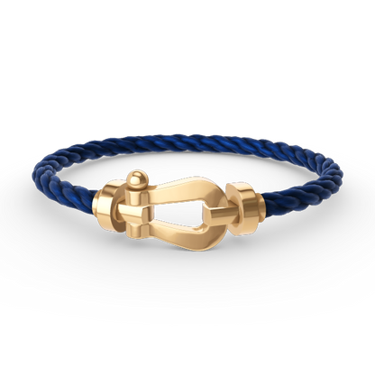 [⭐Maelin]FORCE LARGE HORSESHOE NO DIAMOND BRACELET GOLD
