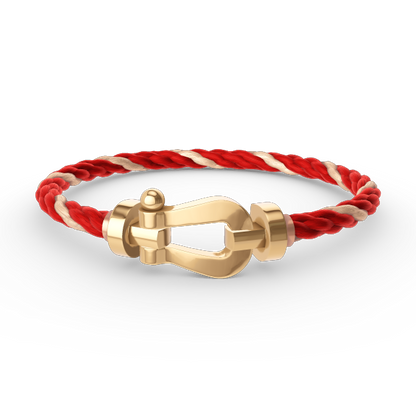 [⭐Maelin]FORCE LARGE HORSESHOE NO DIAMOND BRACELET GOLD