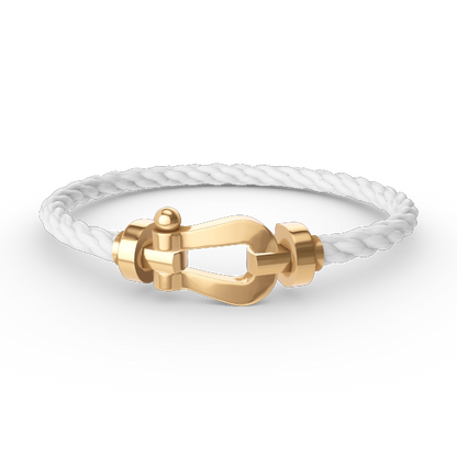 [⭐Maelin]FORCE LARGE HORSESHOE NO DIAMOND BRACELET GOLD