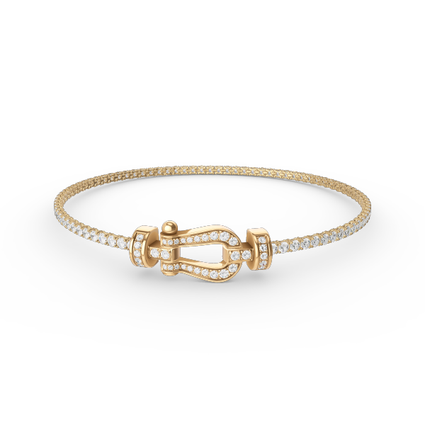 [⭐Maelin]FORCE  HORSESHOE  DIAMOND TENNIS BRACELET