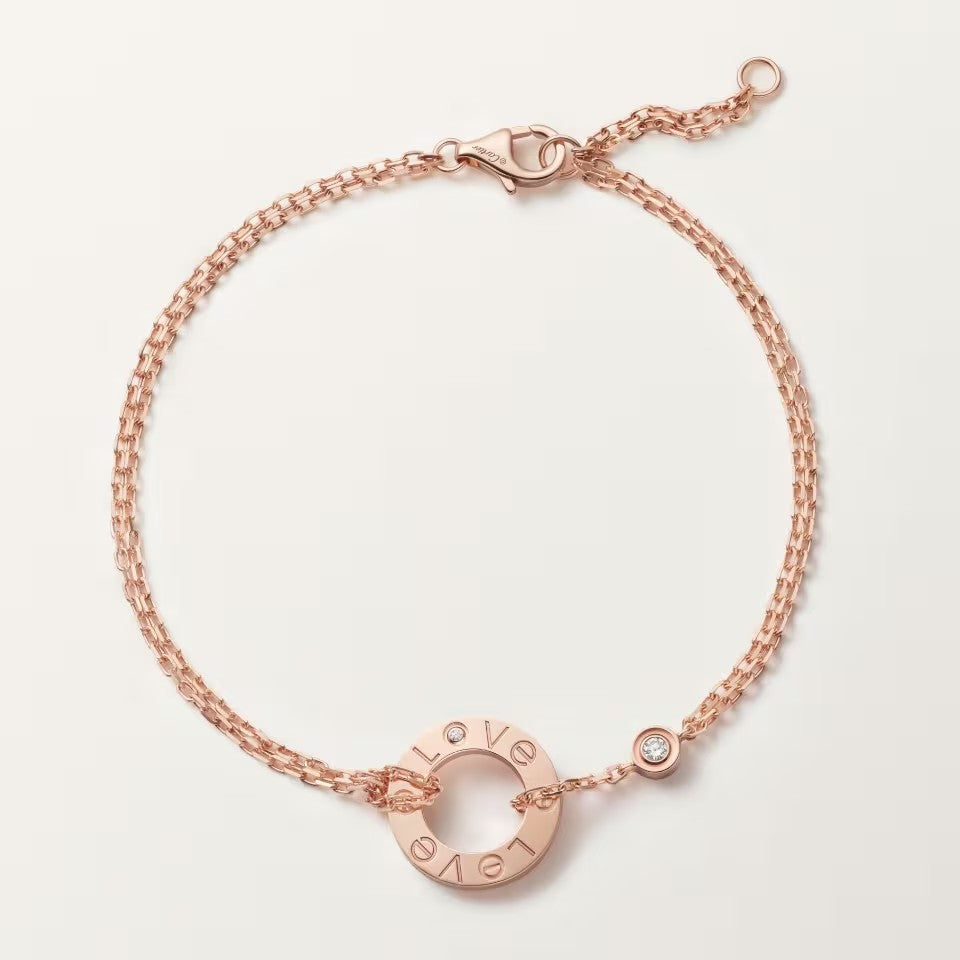 [⭐Maelin]LOVE BRACELET 2 DIAMOND