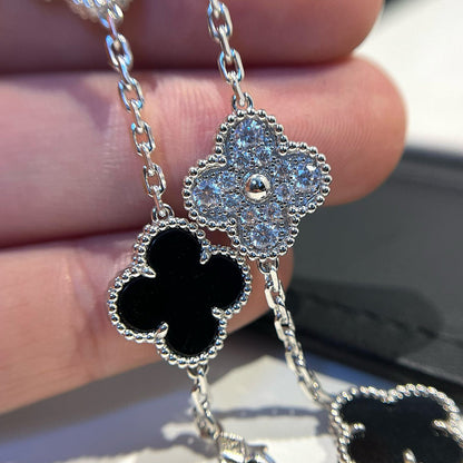 [⭐Maelin] CLOVER 5 MOTIF ONYXS BRACELET COLLECTION