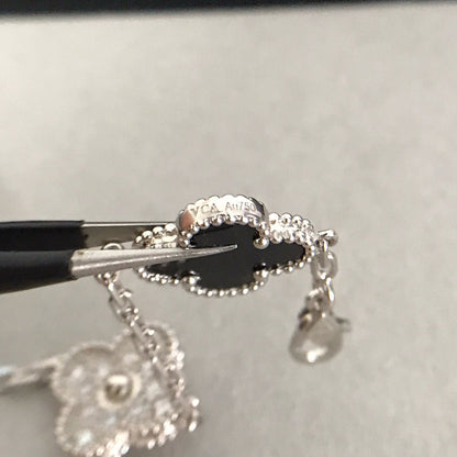 [⭐Maelin] CLOVER 5 MOTIF ONYXS BRACELET COLLECTION