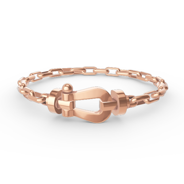 [⭐Maelin]FORCE LARGE HORSESHOE CLASP  METAL BRACELET
