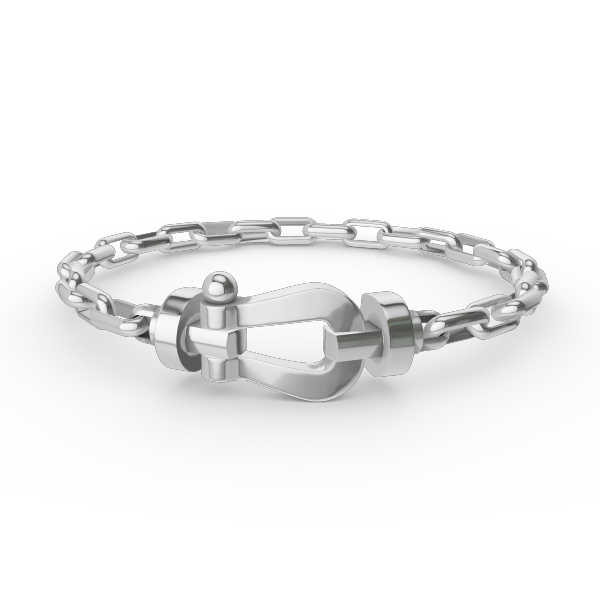 [⭐Maelin]FORCE LARGE HORSESHOE CLASP  METAL BRACELET