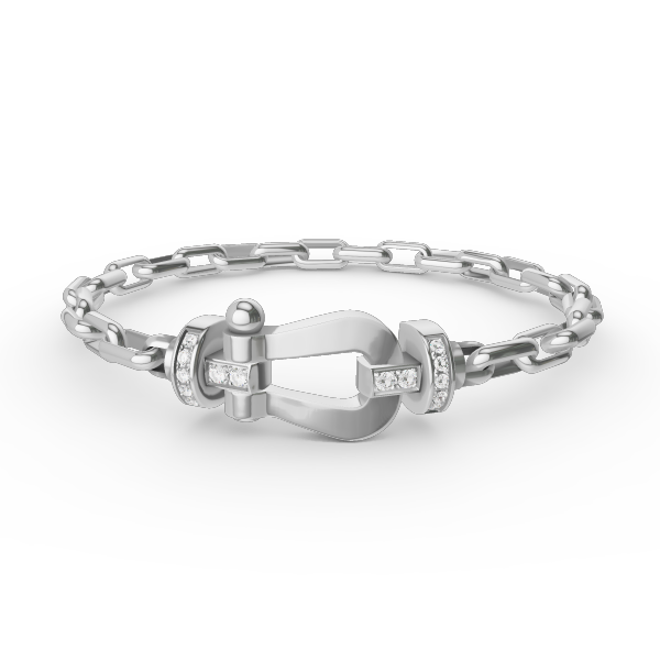 [⭐Maelin]FORCE LARGE HORSESHOE CLASP  METAL BRACELET