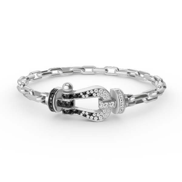 [⭐Maelin]FORCE LARGE HORSESHOE CLASP  METAL BRACELET