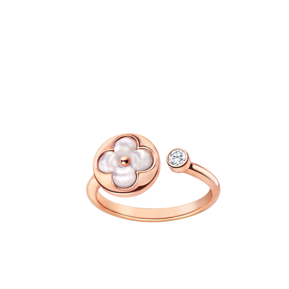 [⭐Maelin]SUN 1 DIAMOND PINK MOP RING