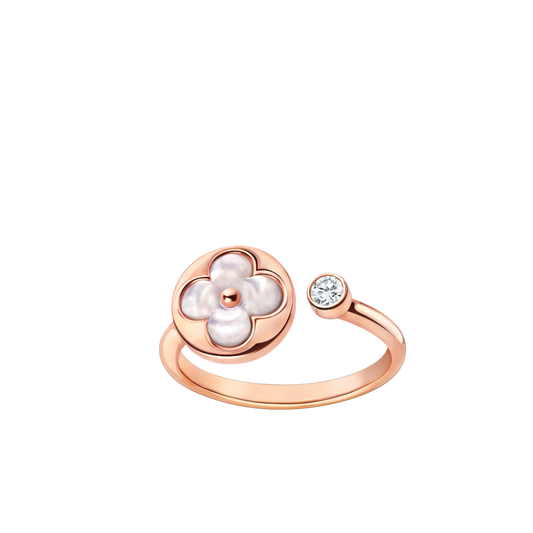 [⭐Maelin]SUN 1 DIAMOND PINK MOP RING