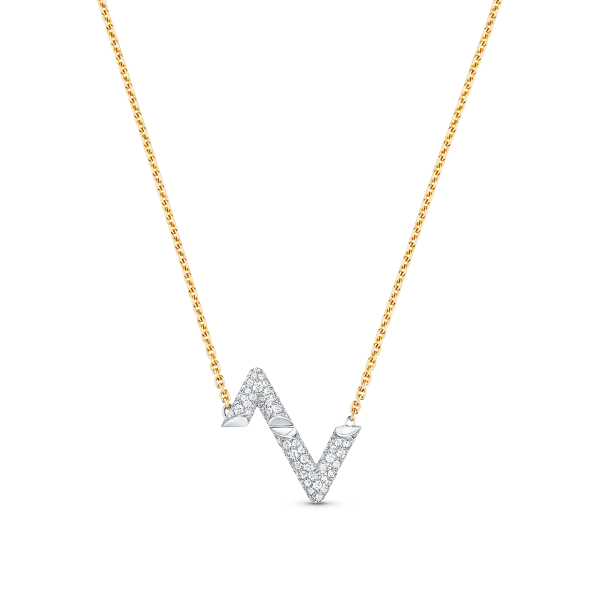 [⭐Maelin]VOLT SILVER DIAMOND PEDANT NECKLACE