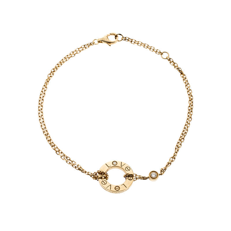 [⭐Maelin]LOVE BRACELET 2 DIAMOND