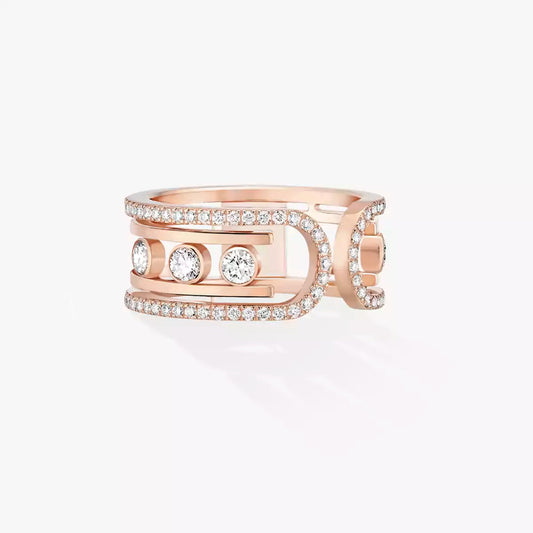 [⭐Maelin]Move 10th Diamond Ring in Gold