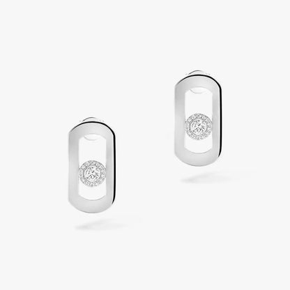 [⭐Maelin]So Move Diamond Earrings in Yellow Gold