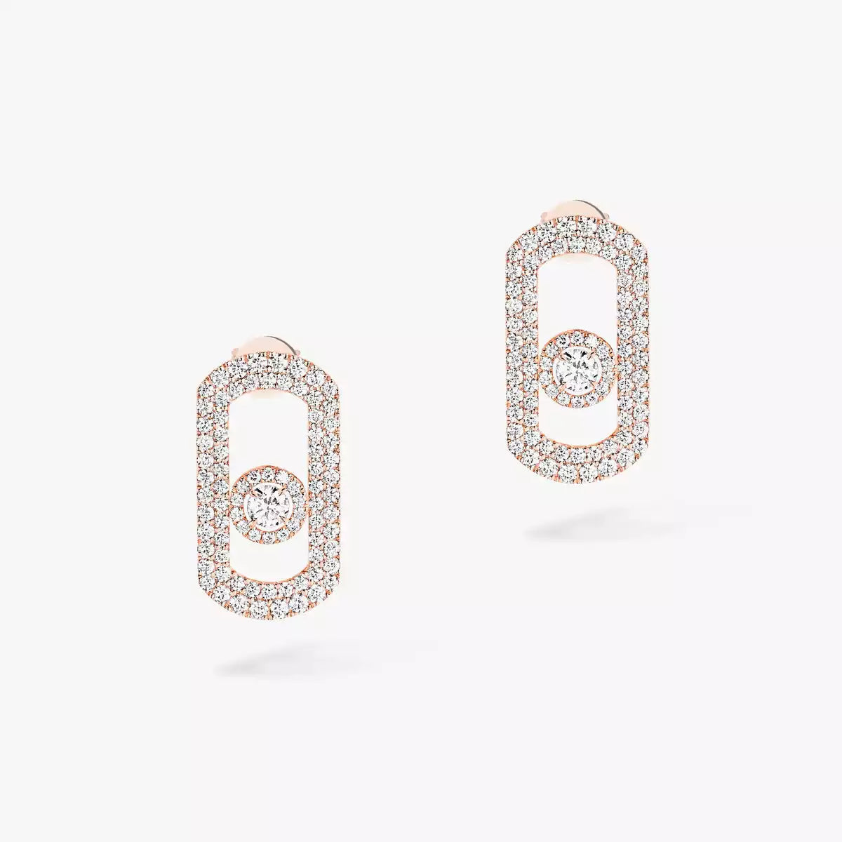 [⭐Maelin]So Move Pave_-Set Diamond Earrings in Silver