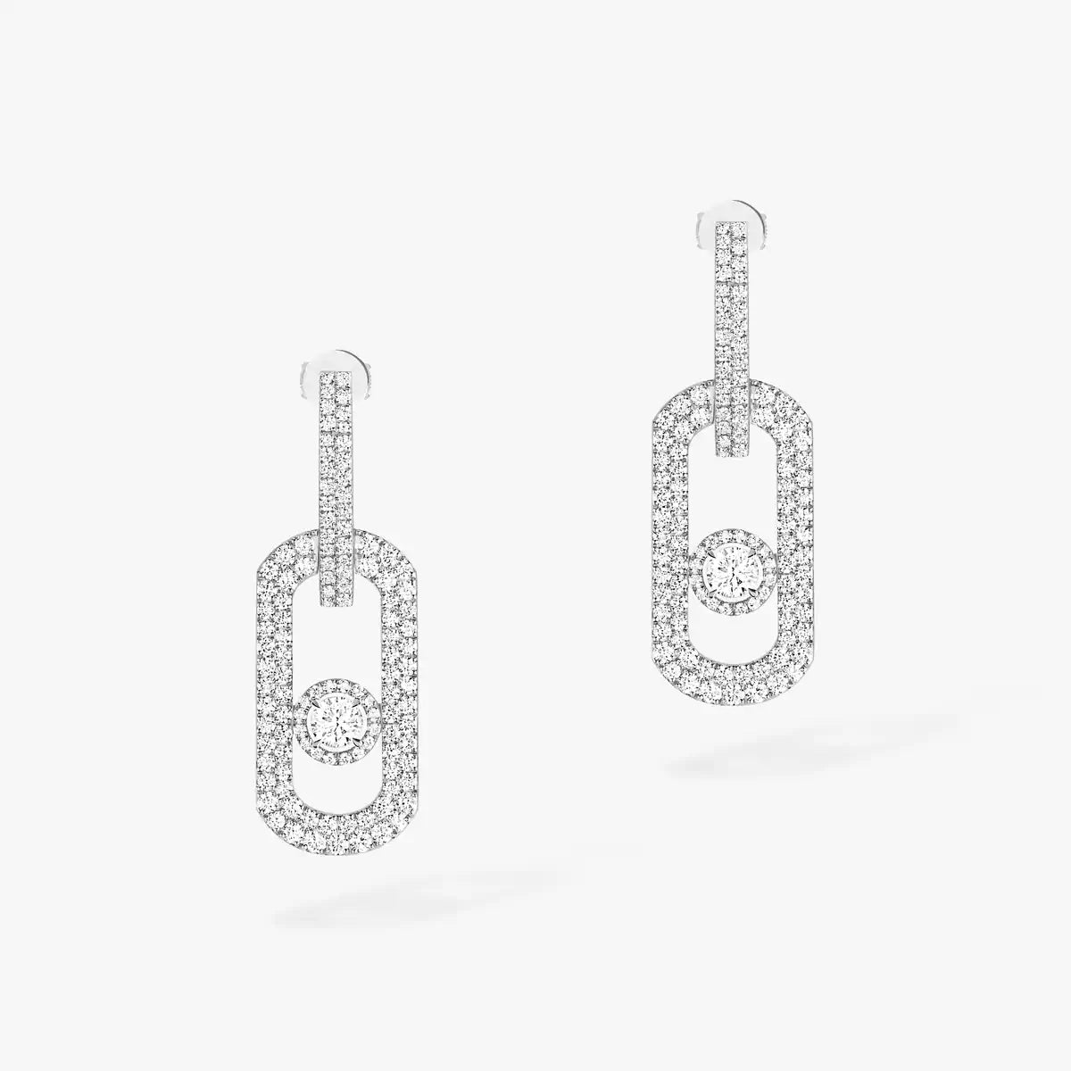 [⭐Maelin]So Move XL Pave_-Set Diamond Pendant Earrings