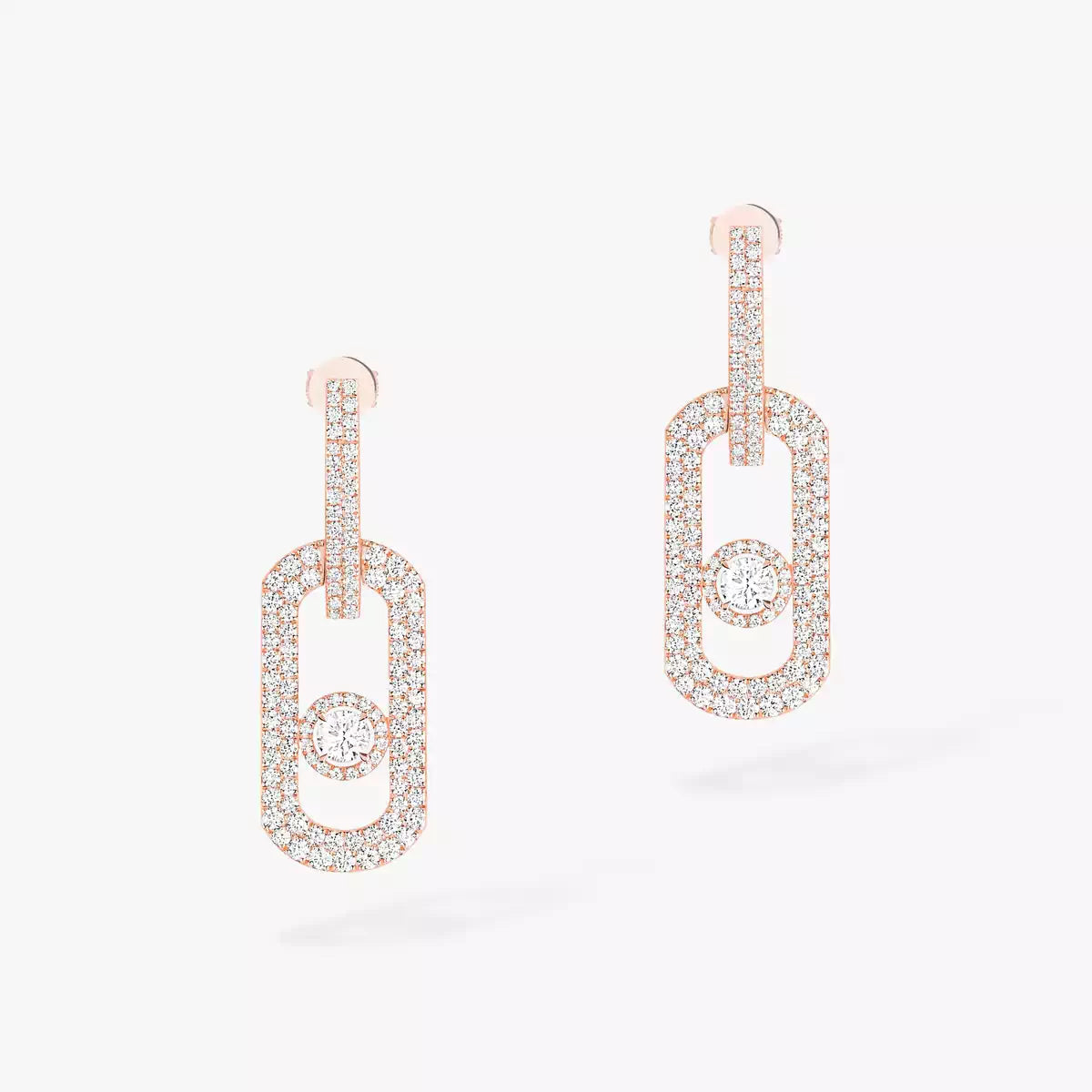 [⭐Maelin]So Move XL Pave_-Set Diamond Pendant Earrings