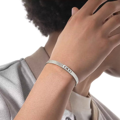 [⭐Maelin]Move Noa Ciselé half pavé bangle
