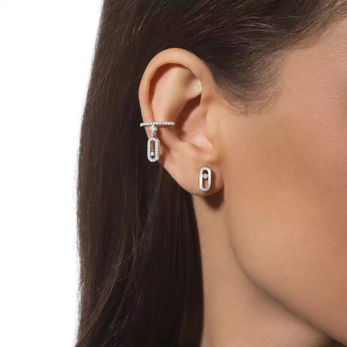 [⭐Maelin]Move Uno Diamond Stud Earrings