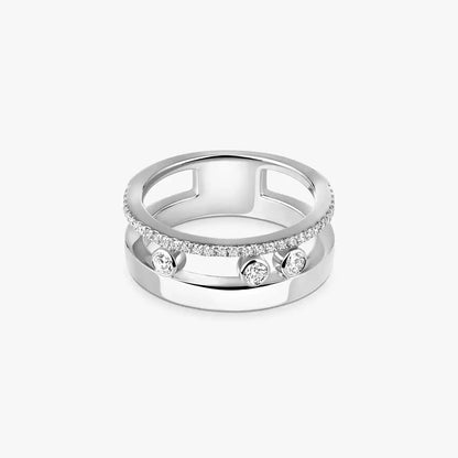 [⭐Maelin]Move Romane Diamond Ring