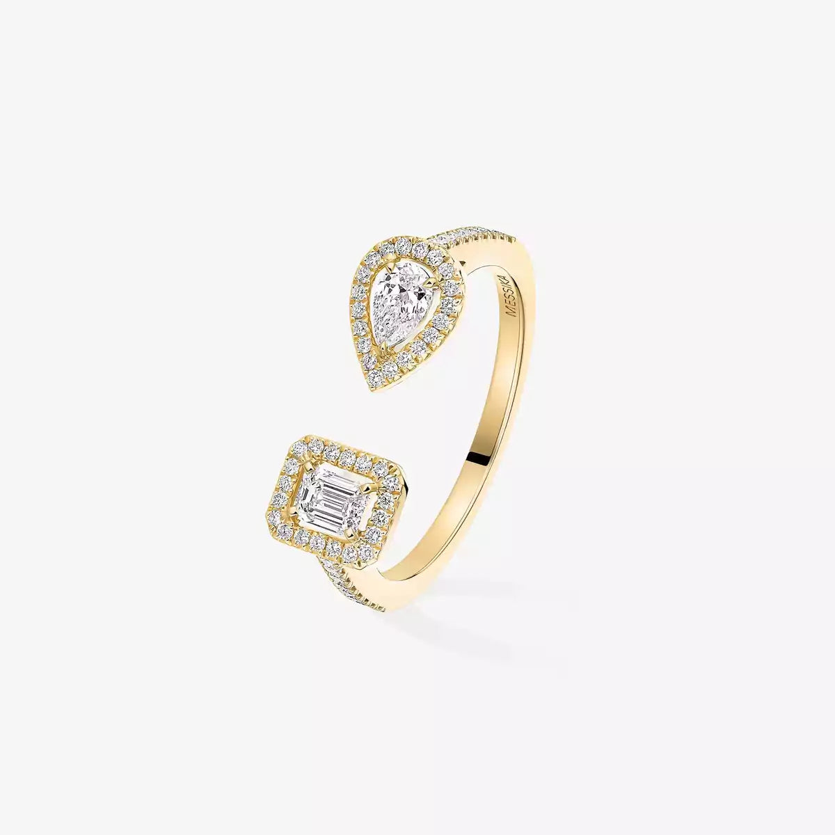 [⭐Maelin]My Twin Toi Gold Diamond Ring